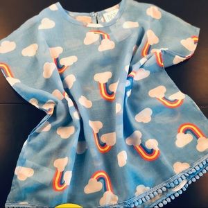 NWT - DOT Aus Rainbow Swim Coverup - Girls 12 mo
